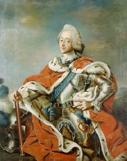 Carl Gustaf Pilo Portrait of King Frederik V of Denmark oil painting image